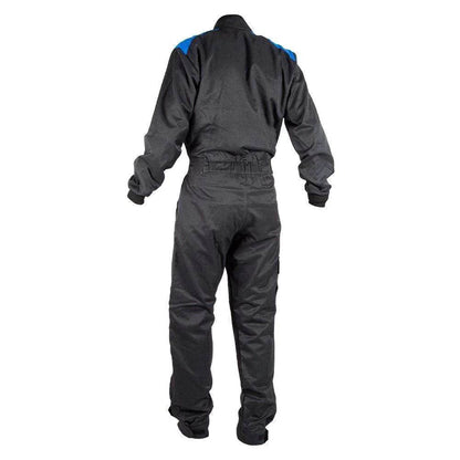 MECHANIC SUIT BLACK-DAZZLING BLUE | Speed Racewear