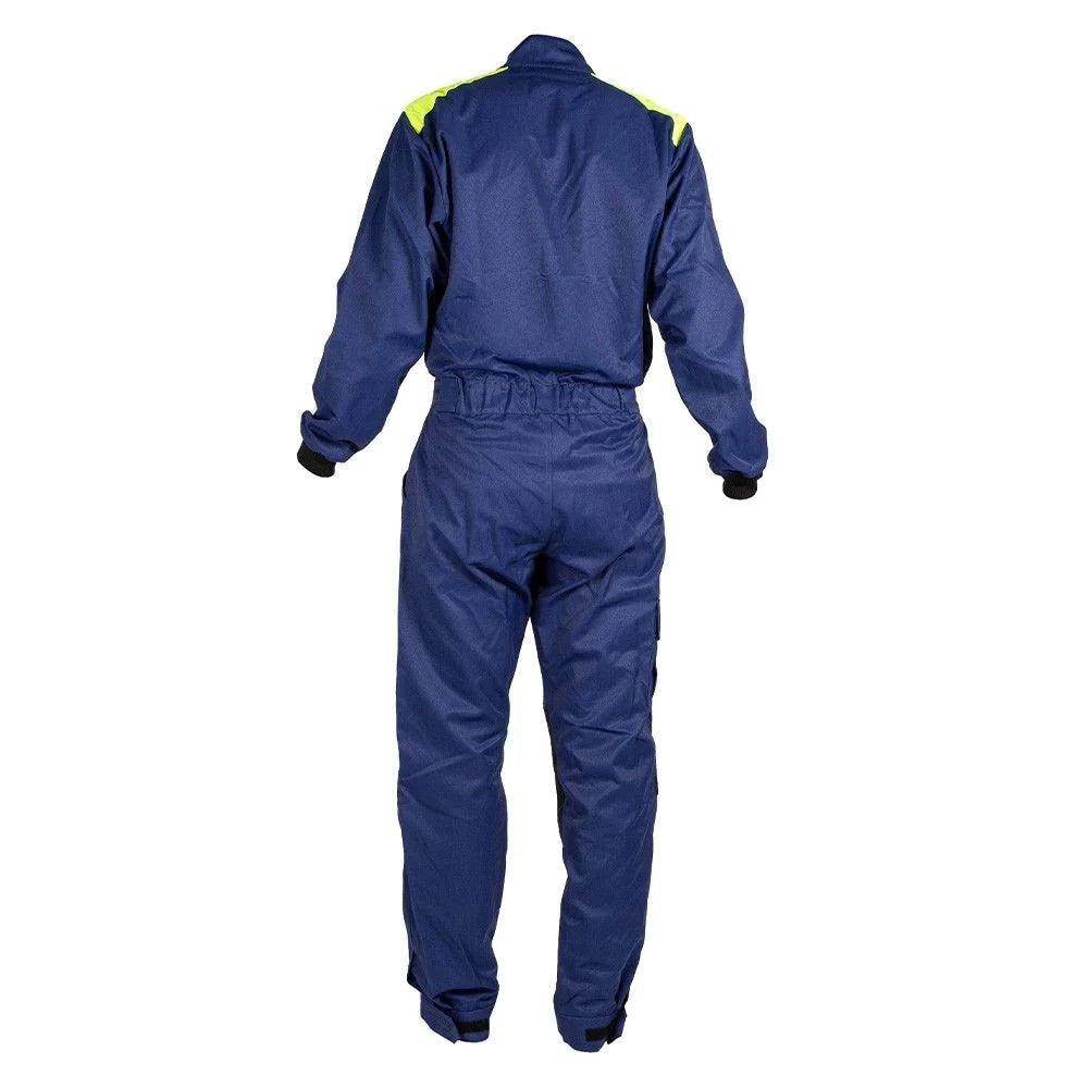 MECHANIC SUIT NAVY-FLUOR YELLOW | Speed Racewear