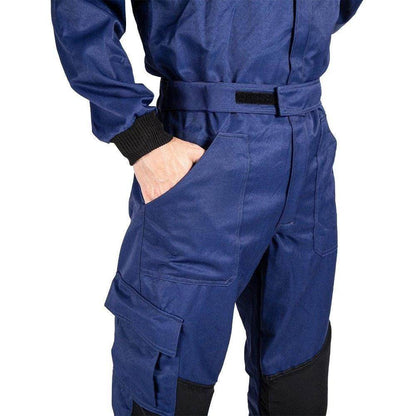 MECHANIC SUIT NAVY-FLUOR YELLOW | Speed Racewear