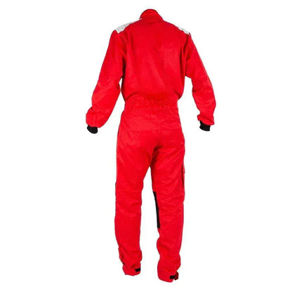MECHANIC SUIT RED-SLIVER CLOUD | Speed Racewear