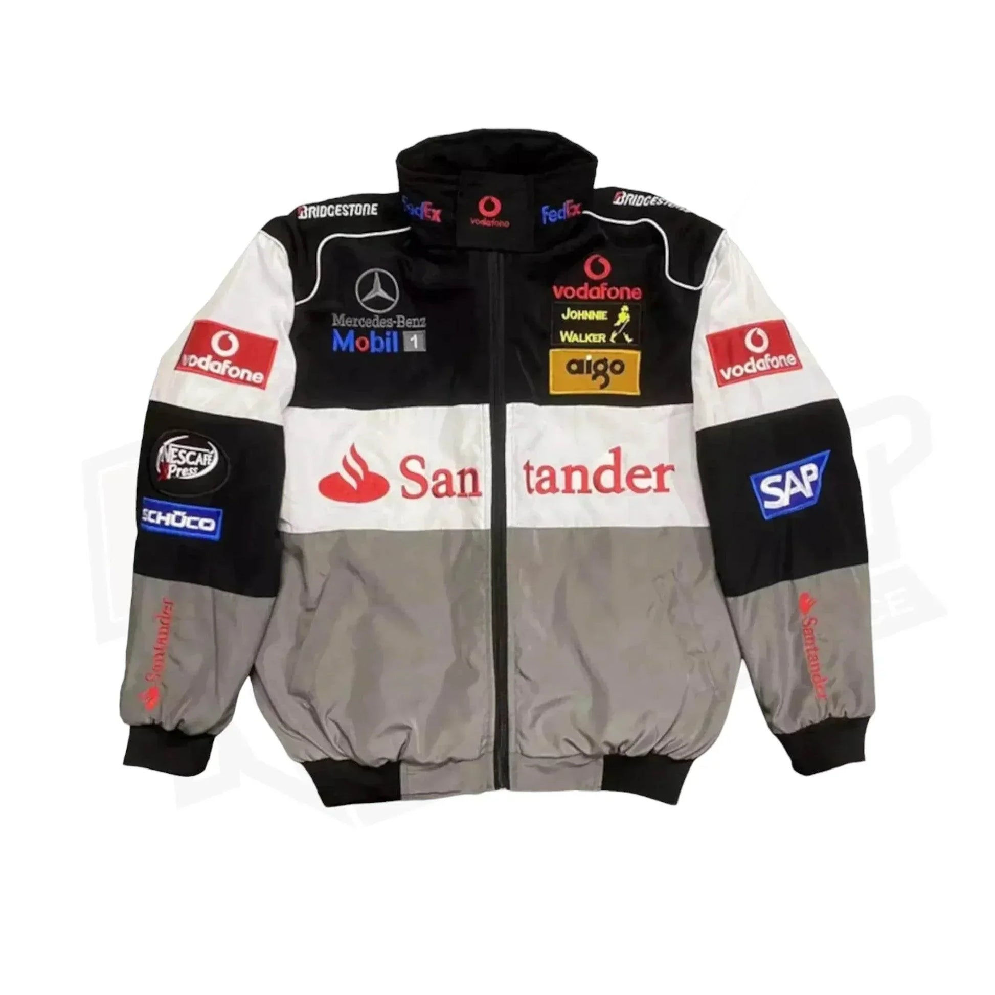 Mercedes-Benz F1 Racing Embroidered Logo Jacket | Speed Racewear