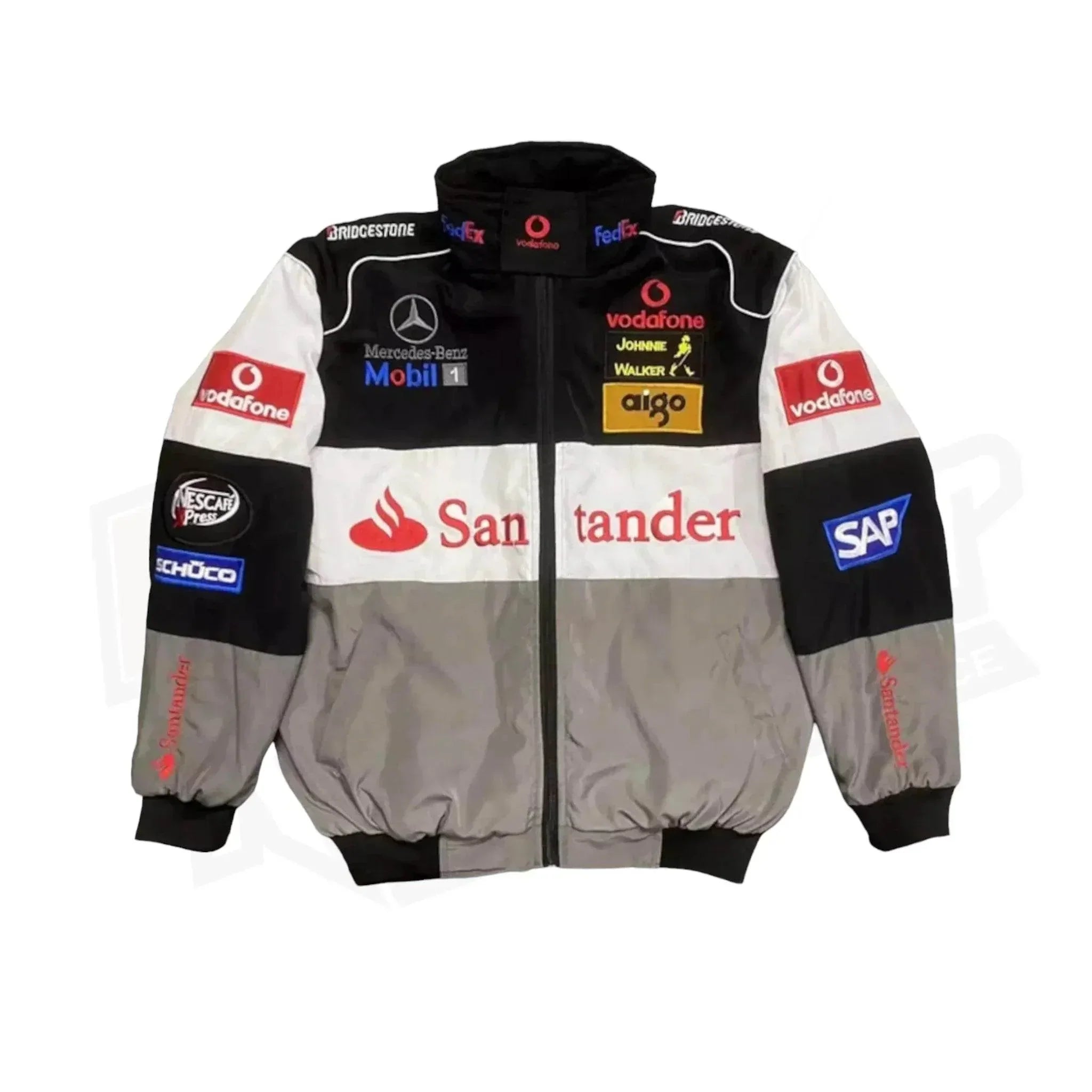 Mercedes-Benz F1 Racing Embroidered Logo Jacket | Speed Racewear