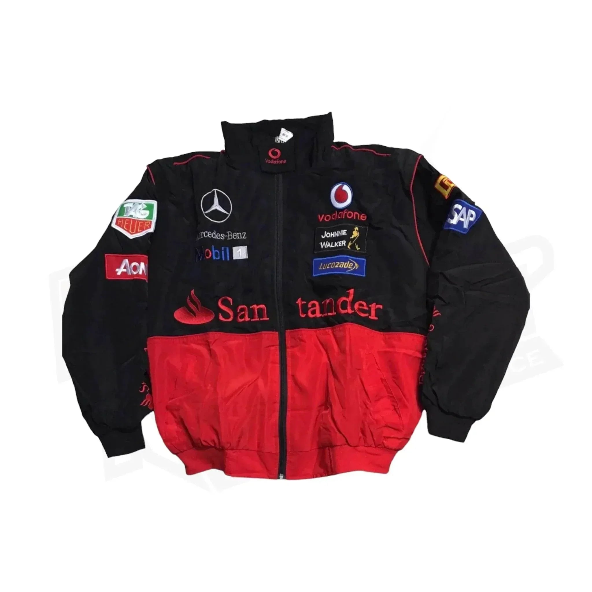Mercedes AMG Petronas Coat Embroidered Logo F1 Racing Jacket | Speed Racewear