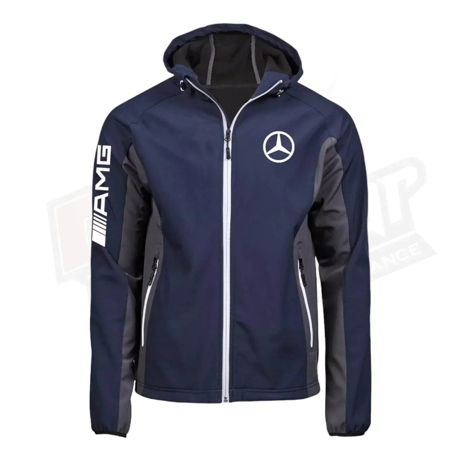 Mercedes AMG SoftShell Racing Jacket With Hoodie | Speed Racewear