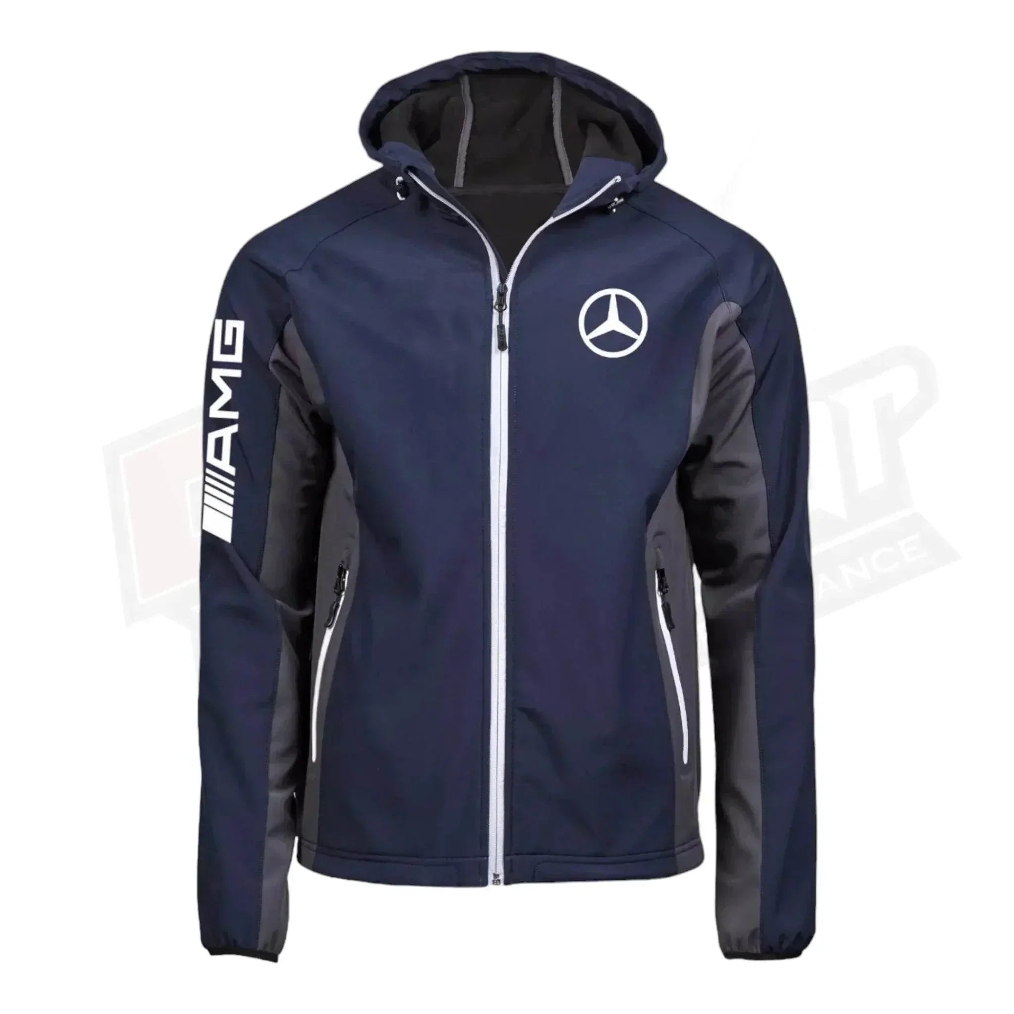 Mercedes AMG SoftShell Racing Jacket With Hoodie | Speed Racewear
