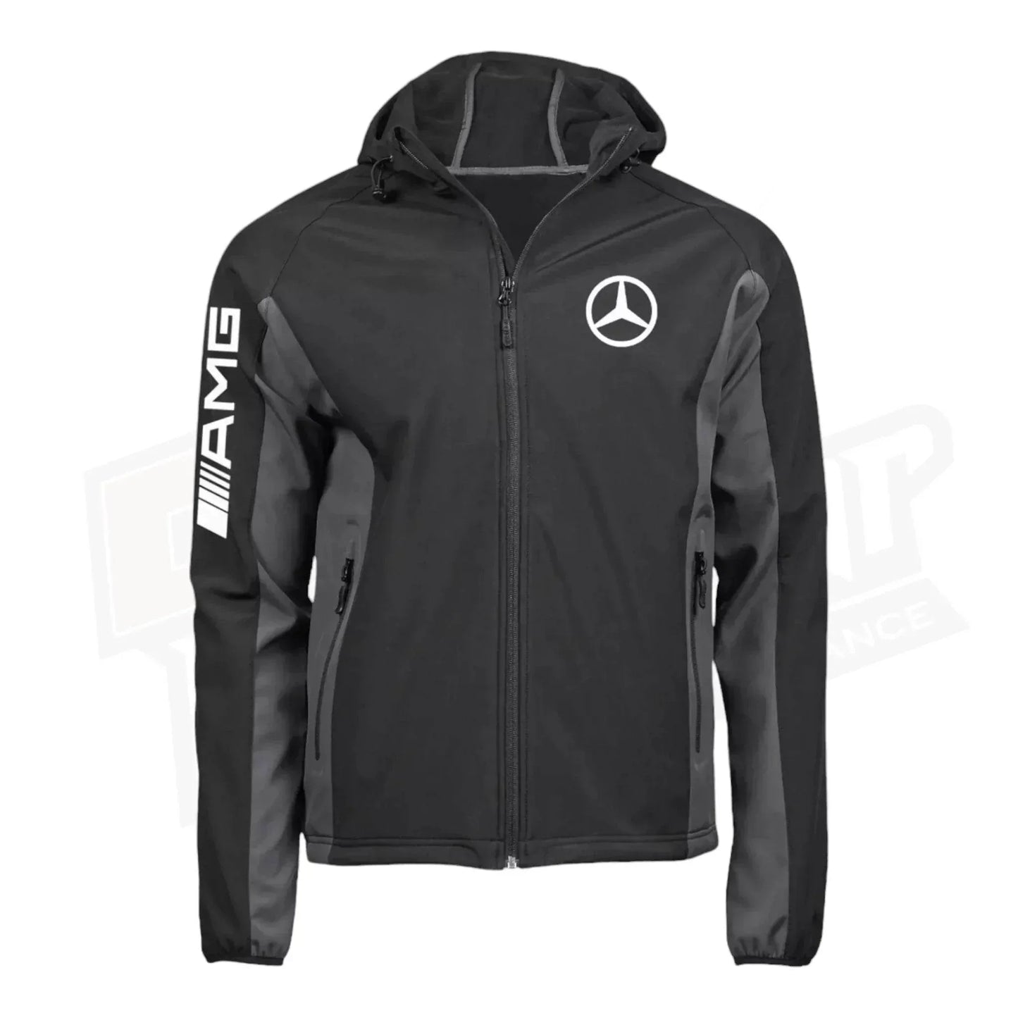 Mercedes AMG SoftShell Racing Jacket With Hoodie | Speed Racewear
