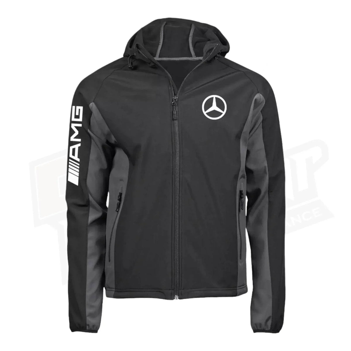 Mercedes AMG SoftShell Racing Jacket With Hoodie | Speed Racewear