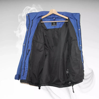 Vintage Mercedes Benz F1 Waterproof Hooded Jacket | Speed Racewear