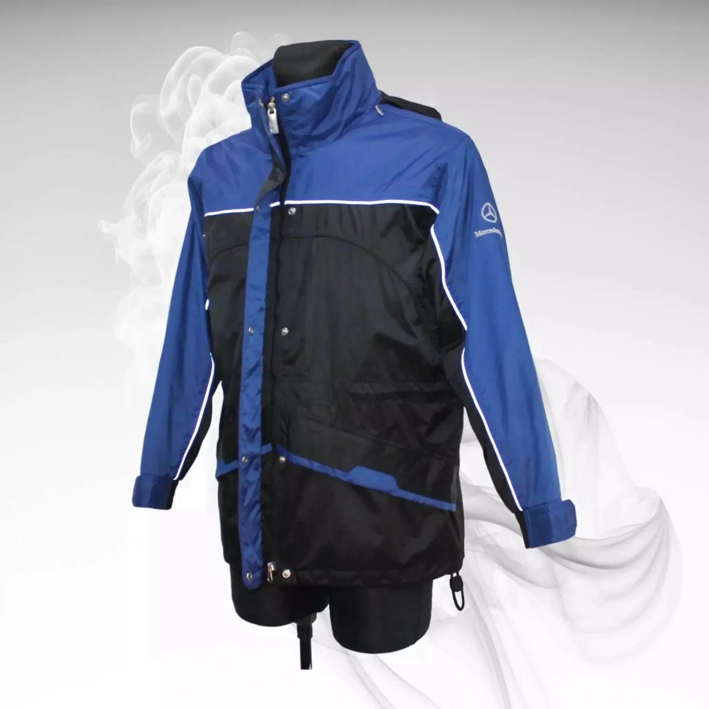 Vintage Mercedes Benz F1 Waterproof Hooded Jacket | Speed Racewear