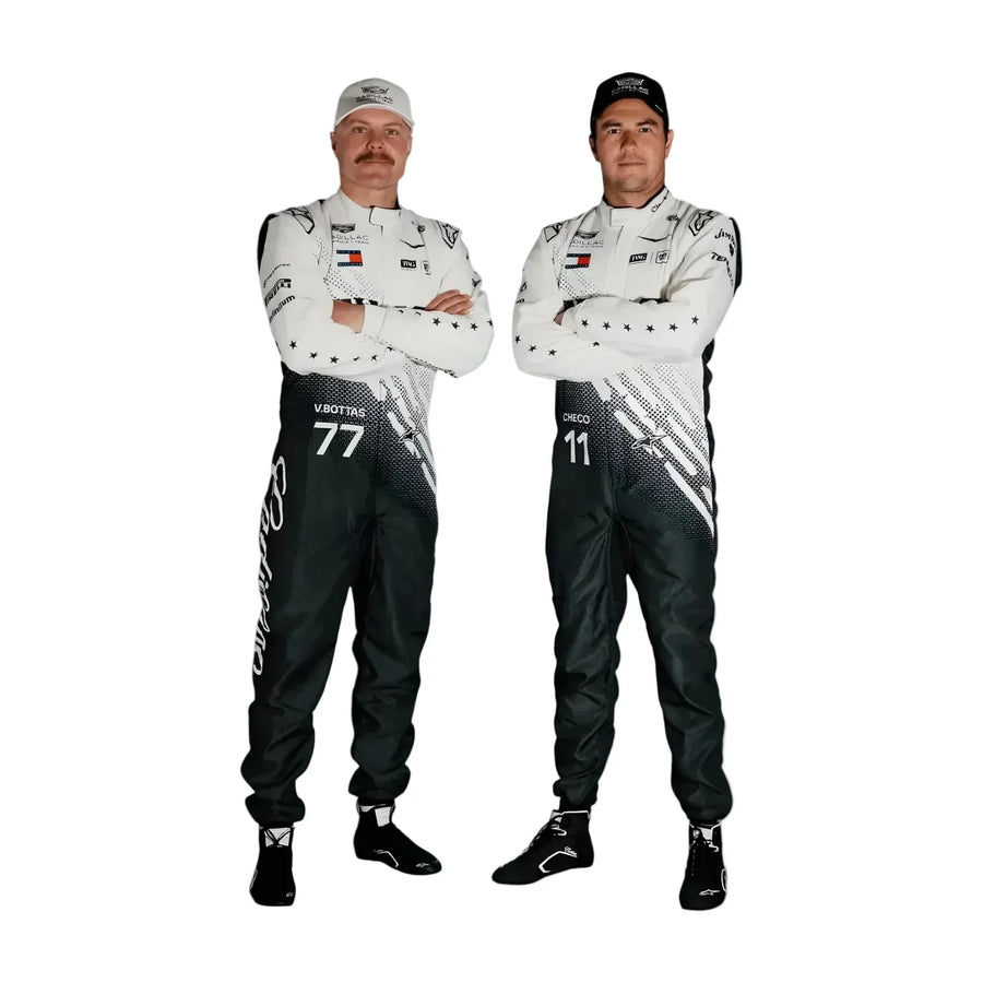 Cadillac GP Replica Race Suit – White/Black