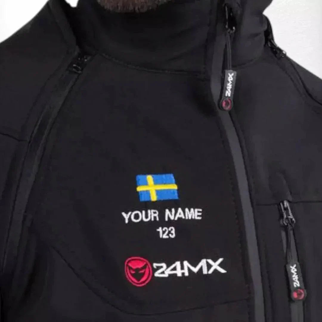 Personalized 24MX Team Softshell with Detachable Sleeves | Speed Racewear