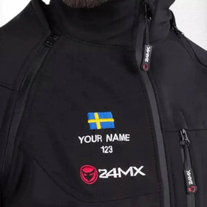 Personalized 24MX Team Softshell with Detachable Sleeves | Speed Racewear