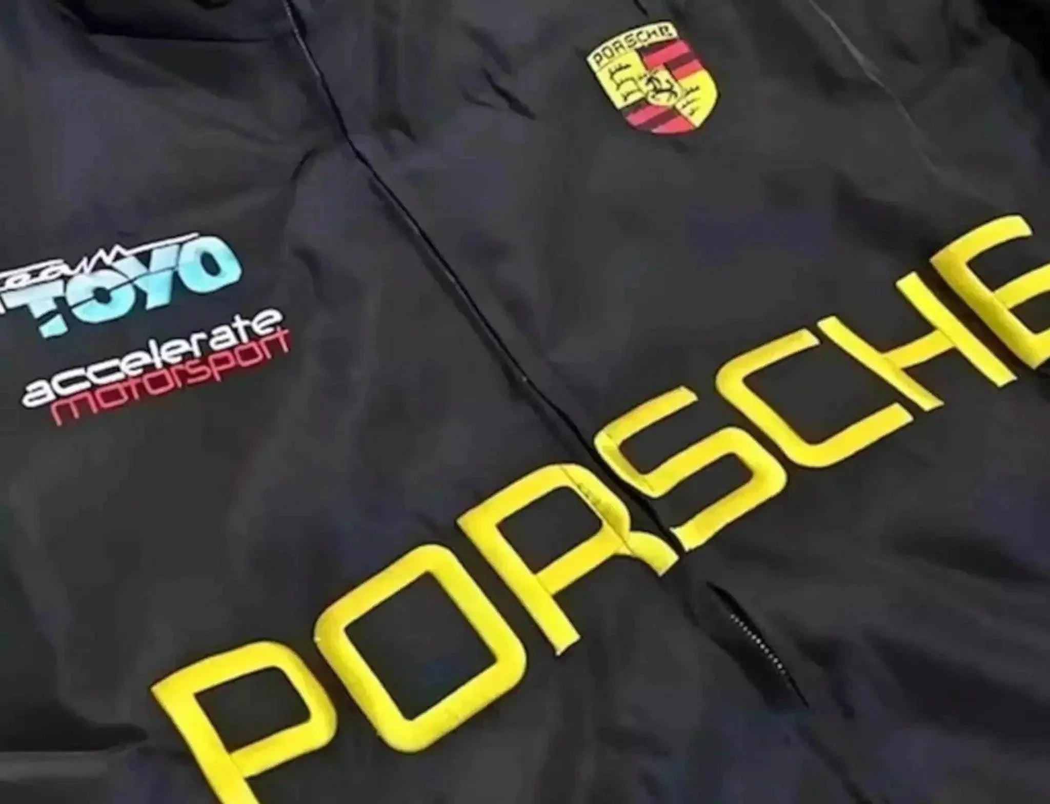 Porsche Formula 1 Racing Embroidered Bomber Jacket | Speed Racewear