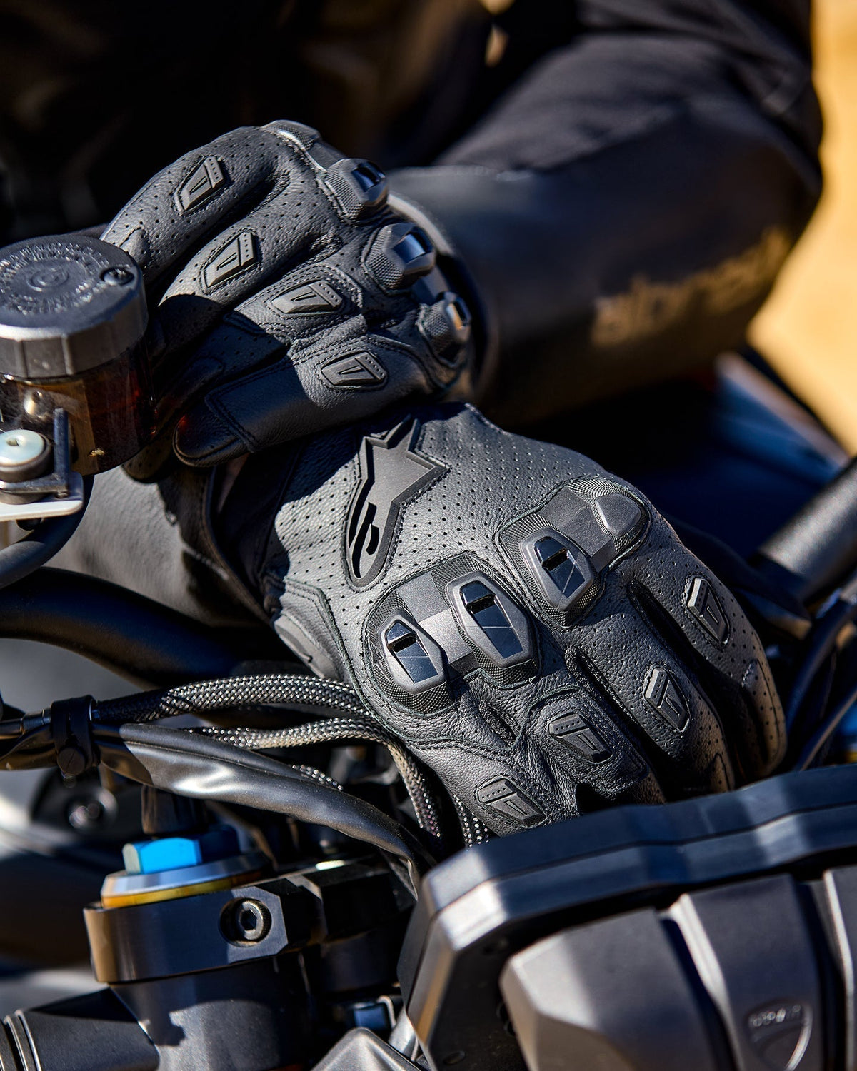 Alpinestars SP X 7 Gloves Black/Black motorcycle gloves – image 3