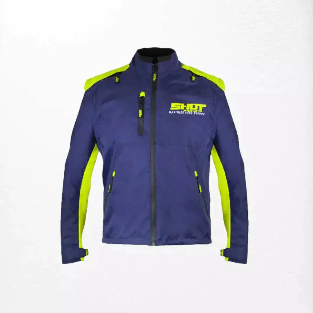 Shot Contact Enduro Jacket Blue-Neon Yellow | Speed Racewear