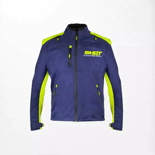 Shot Contact Enduro Jacket Blue-Neon Yellow | Speed Racewear