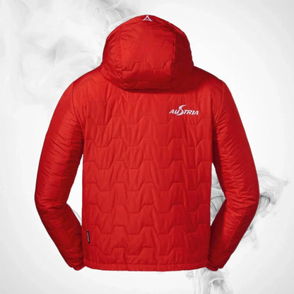 Ski Insulation Jacket SCHOFFEL Vntlft Hoody Adamont 3 K RT Junior Red - 2021/22 | Speed Racewear