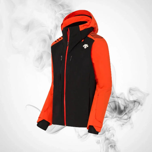 Ski Jacket Descente Nigel Orange/Black- 2023/24 | Speed Racewear