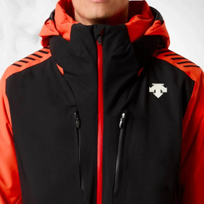 Ski Jacket Descente Nigel Orange/Black- 2023/24 | Speed Racewear