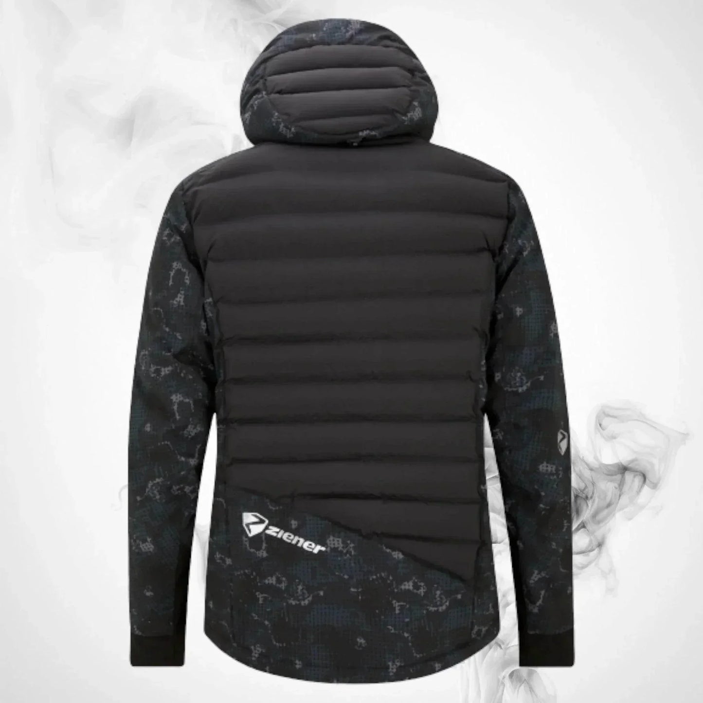 Ski Ziener RCE Coach Jacket Man Black Foggy Print | Speed Racewear