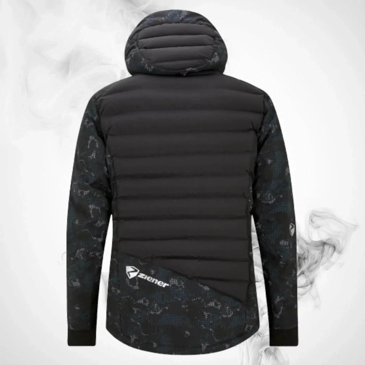 Ski Ziener RCE Coach Jacket Man Black Foggy Print | Speed Racewear