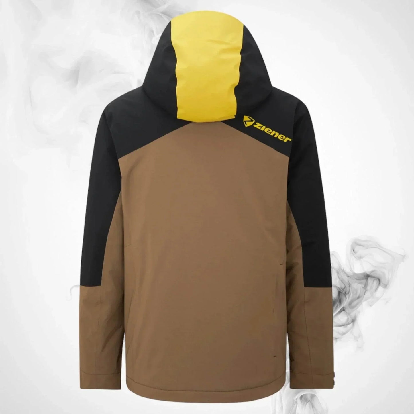 Ski jacket Ziener Trivor Man Padded Black Mustard | Speed Racewear