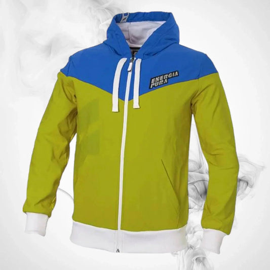 Ski Softshell ENERGIAPURA Felpa Tip Junior Acid Green/Turquoise - 2021/22 | Speed Racewear