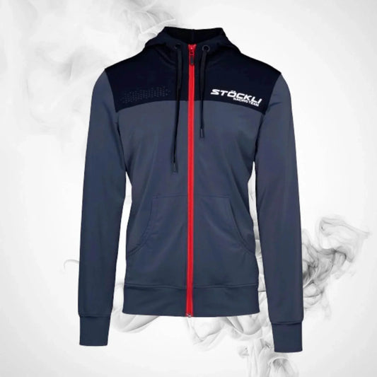 Ski Stoeckli Hoody Jacket Fullzip WRT Antra Black - 2023/24 | Speed Racewear