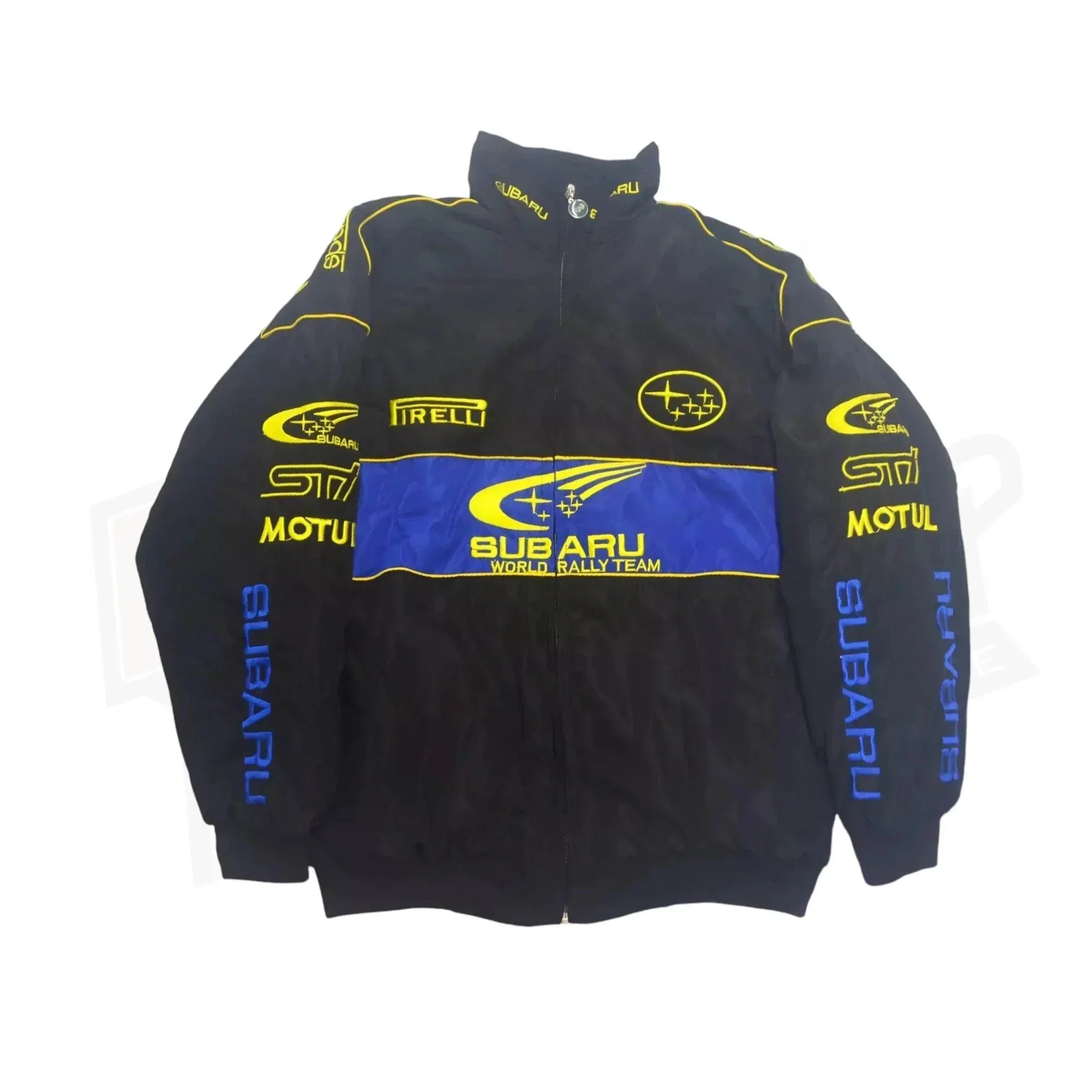 Subaru F1 Racing Y2K Embroidered Bomber Jacket | Speed Racewear
