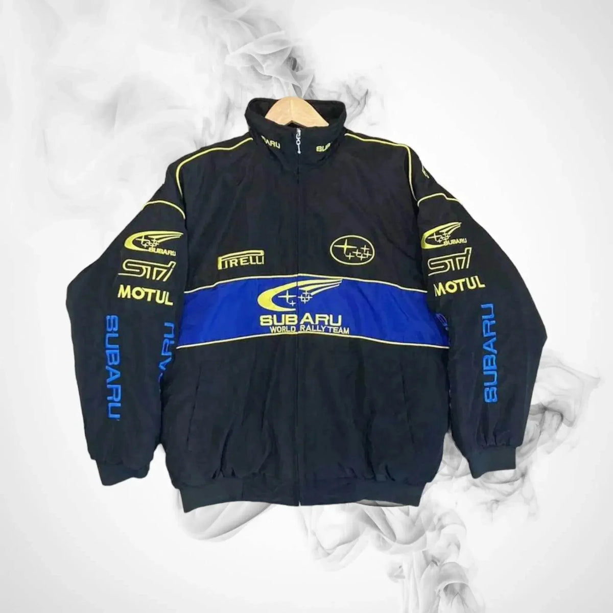 Subaru Racing Vintage Zip Up Unisex Jacket | Speed Racewear