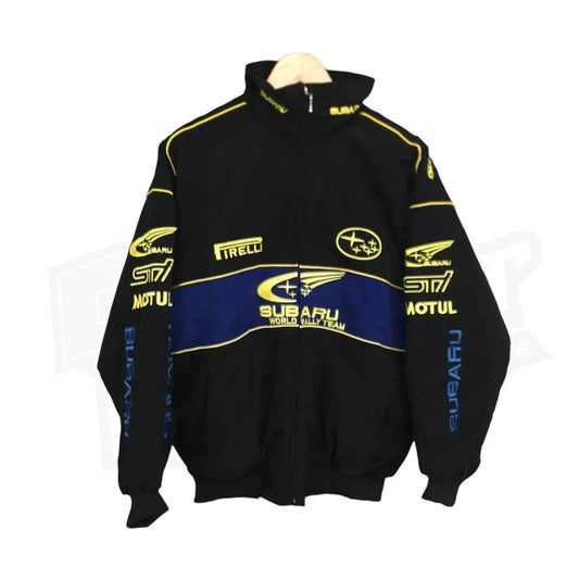 Subaru Racing Vintage Zip Up Unisex Jacket | Speed Racewear