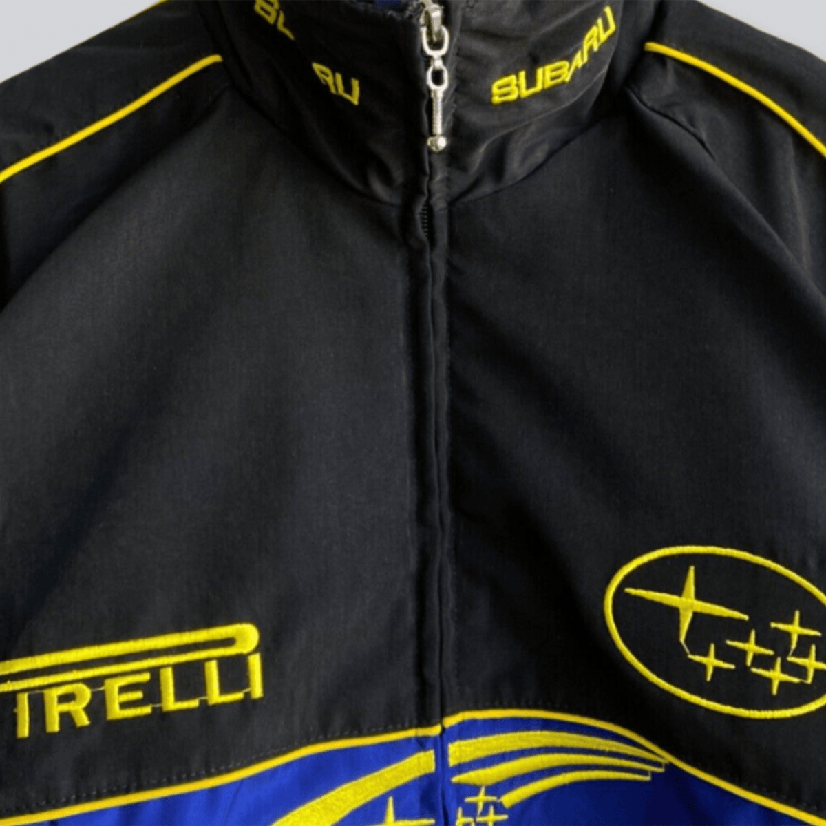 Subaru Rally Vintage Black Jacket | Speed Racewear