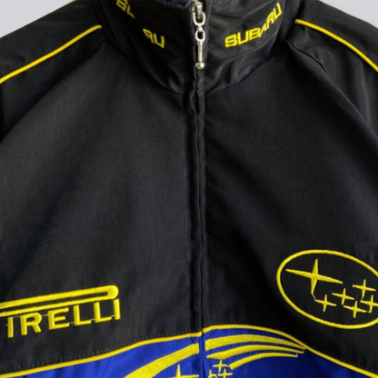 Subaru Rally Vintage Black Jacket | Speed Racewear