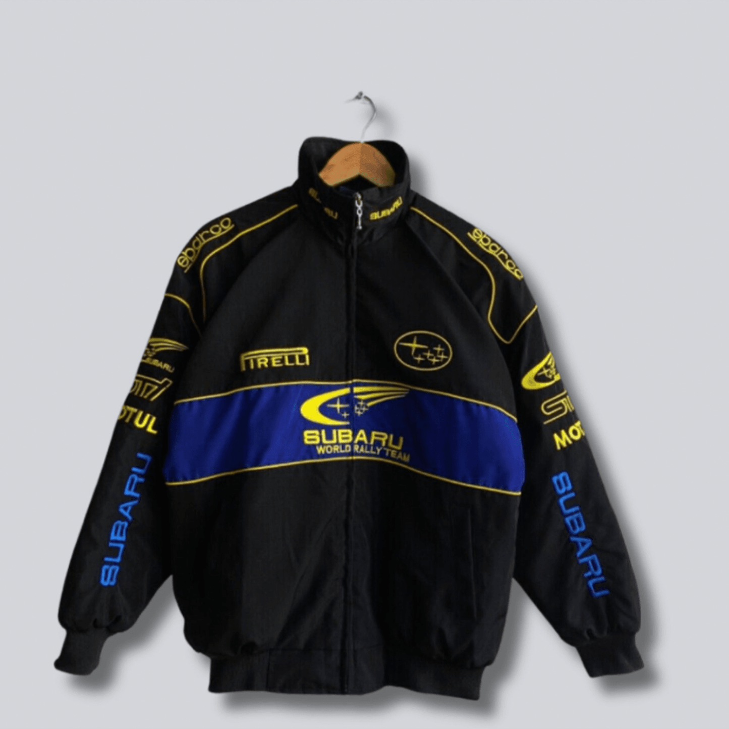 Subaru Rally Vintage Black Jacket | Speed Racewear
