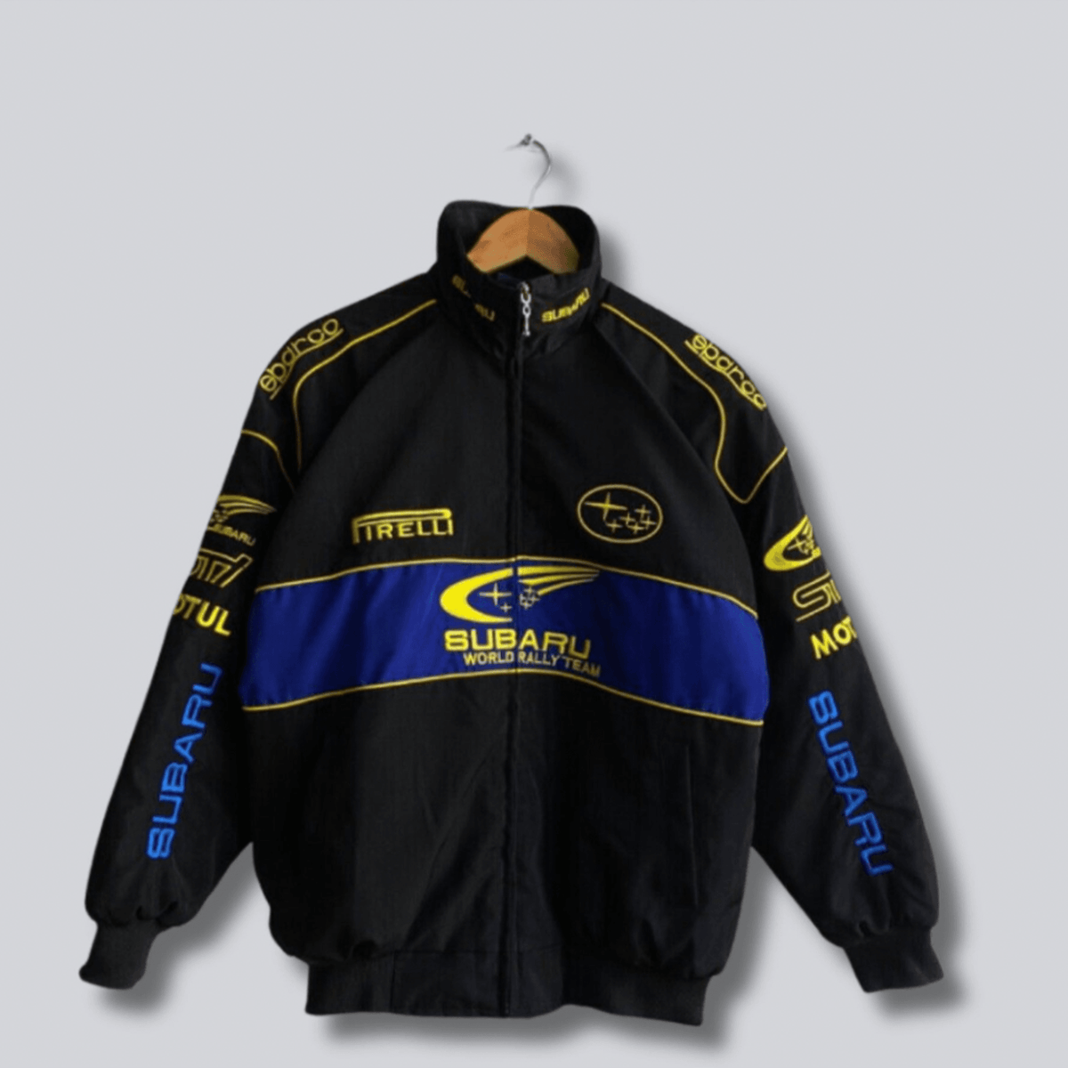 Subaru Rally Vintage Black Jacket | Speed Racewear
