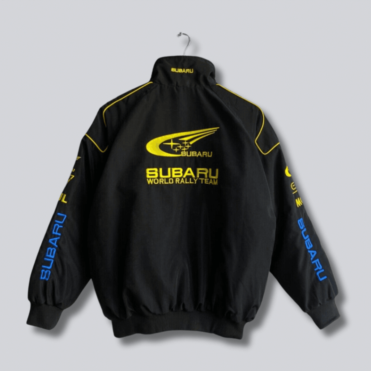 Subaru Rally Vintage Black Jacket | Speed Racewear