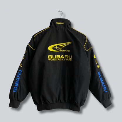Subaru Rally Vintage Black Jacket | Speed Racewear