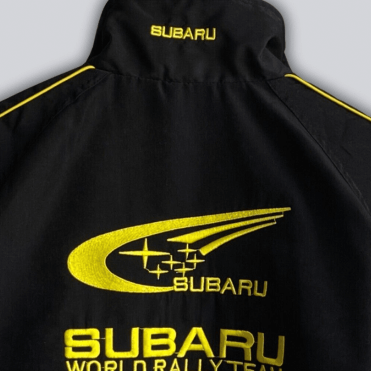 Subaru Rally Vintage Black Jacket | Speed Racewear