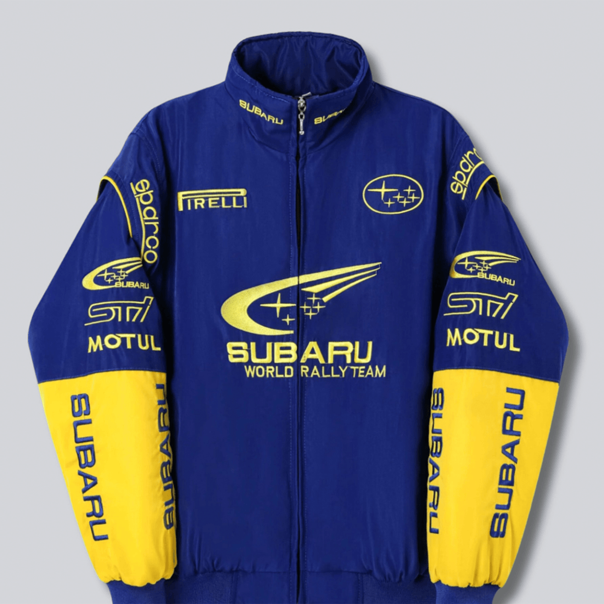 Subaru Rally Vintage Blue Jacket | Speed Racewear