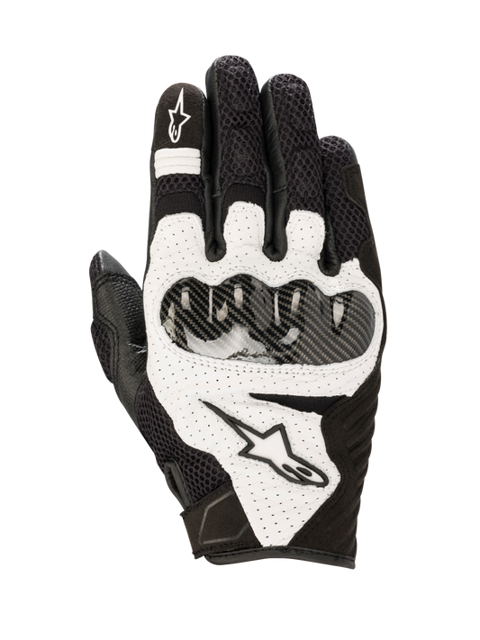 Alpinestars SMX-1 Air V2 Gloves Black/White motorcycle gloves – image 1