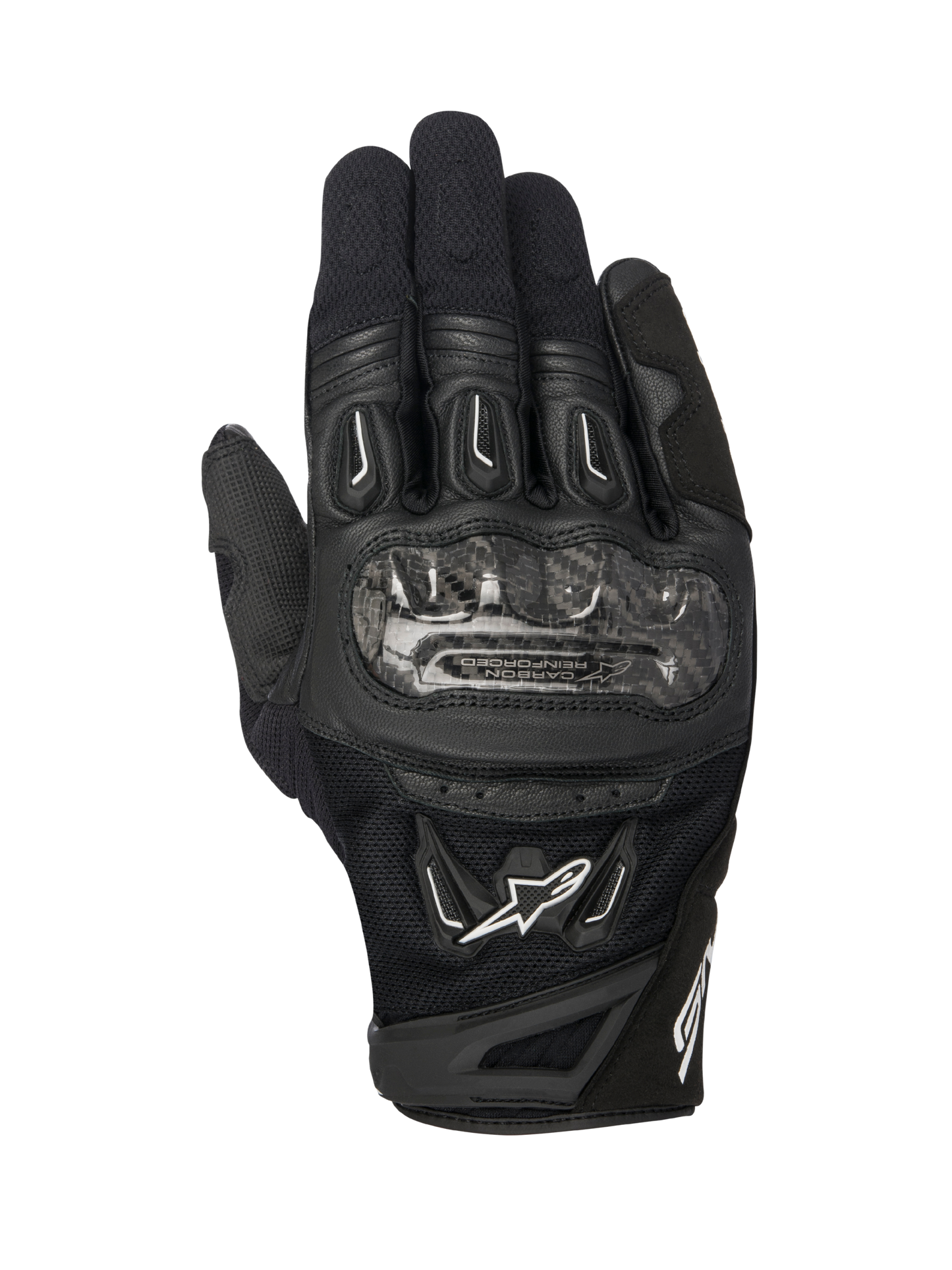 Alpinestars SMX-2 Air Carbon V2 Gloves Black motorcycle gloves – image 1