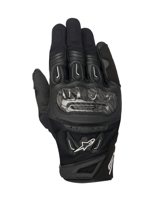 Alpinestars SMX-2 Air Carbon V2 Gloves Black motorcycle gloves – image 1