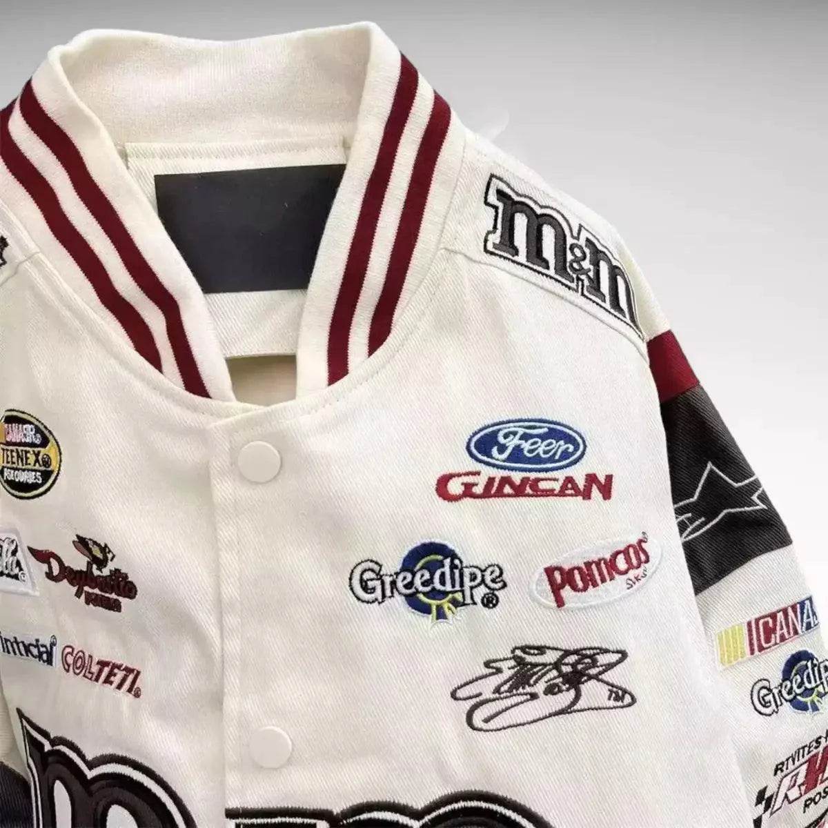 Vintage M&M Racing Embroidered Jacket | Speed Racewear