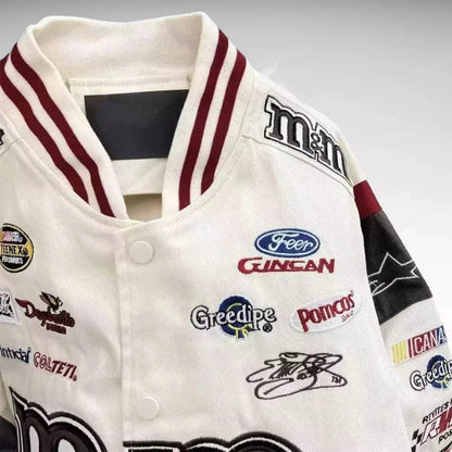 Vintage M&M Racing Embroidered Jacket | Speed Racewear