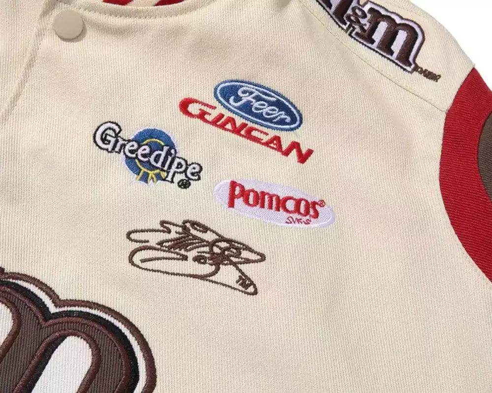 Vintage M&M Racing Embroidered Jacket | Speed Racewear