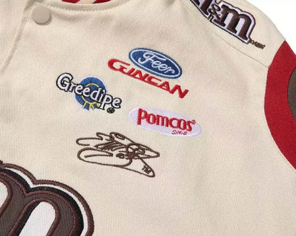 Vintage M&M Racing Embroidered Jacket | Speed Racewear