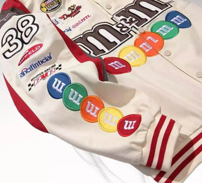 Vintage M&M Racing Embroidered Jacket | Speed Racewear