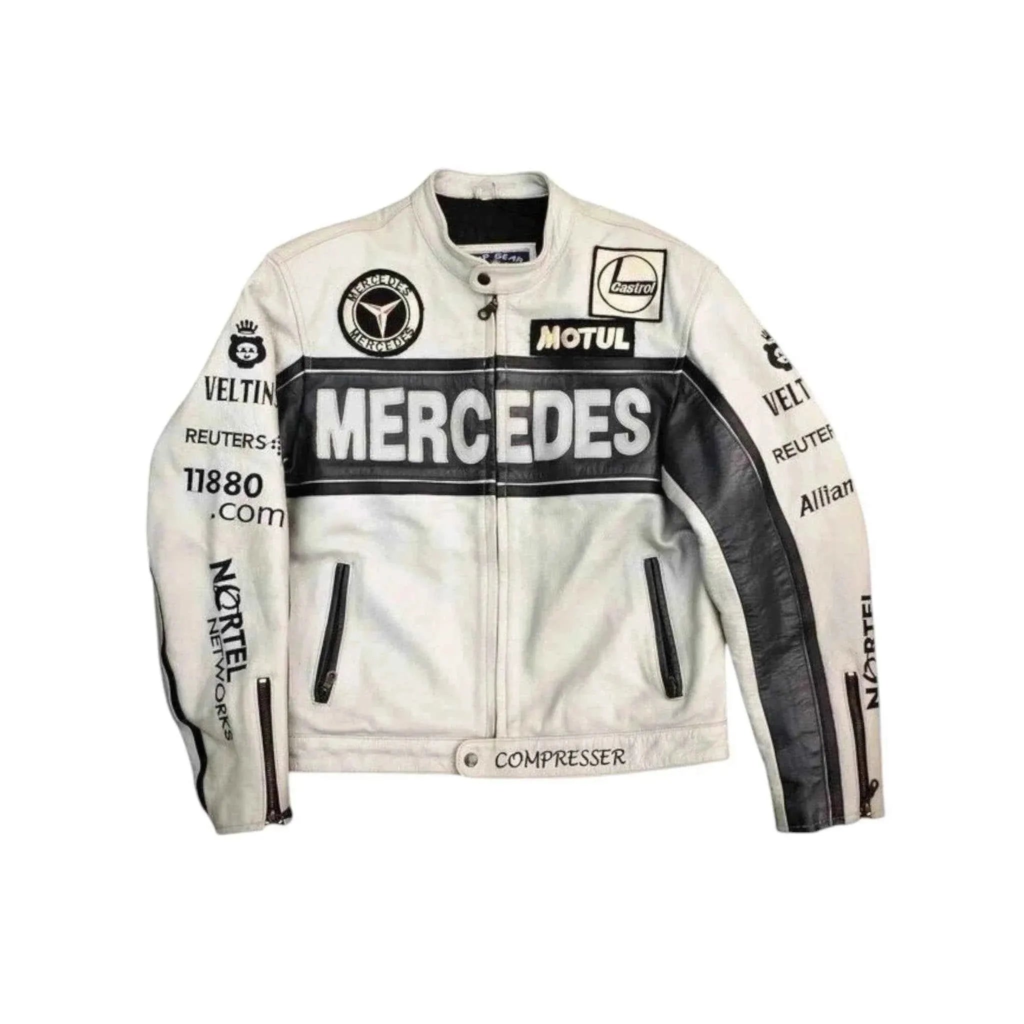 Vintage Mercedes-Benz Leather Racing Jacket | Speed Racewear