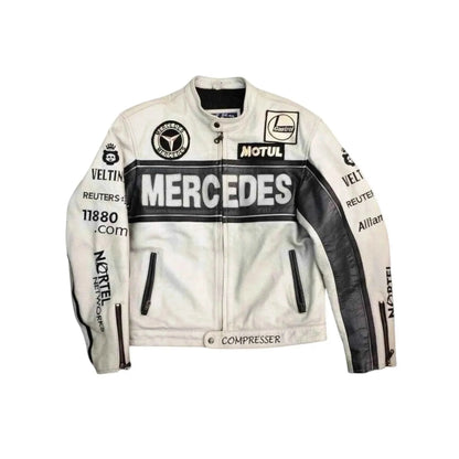 Vintage Mercedes-Benz Leather Racing Jacket | Speed Racewear