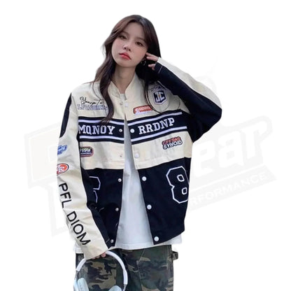 Vintage Bomber Race Car Jacket | Speed Racewear
